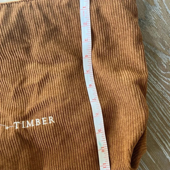 EUC Hirsch + Timber Brown Corduroy Zip-up Tote Bag - Picture 6 of 9